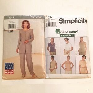 See & Sew Pantsuit & Simplicity Tee Top Sewing Patterns
